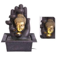 Fontána Buddha s LED osvětlením
