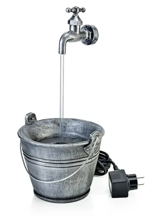 LED vodní kašna kbelík